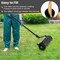 Costway 18"/21“ Manual Lawn Aerator Grass Aeration Tool Filled with Sand or Stone with Handle